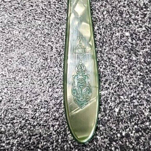 1923 Bird Of Paradise Set Of 6 Knives Jewel Handle Rare In Original Box - Picture 4 of 7